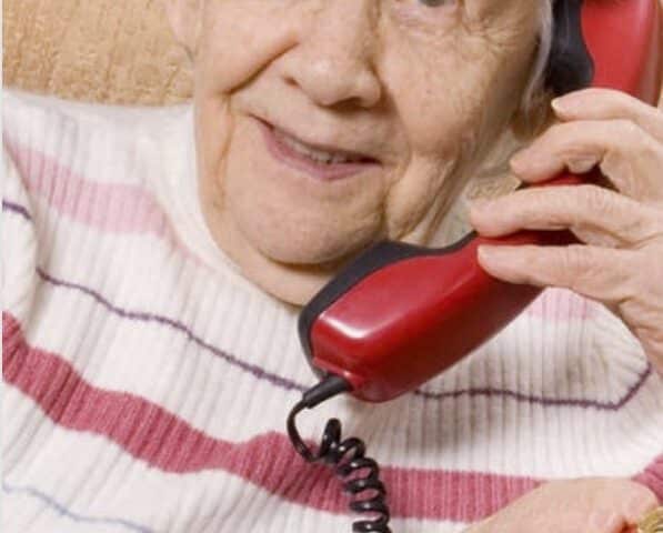 A Lovely Smirk Granny is seated for the discussion.